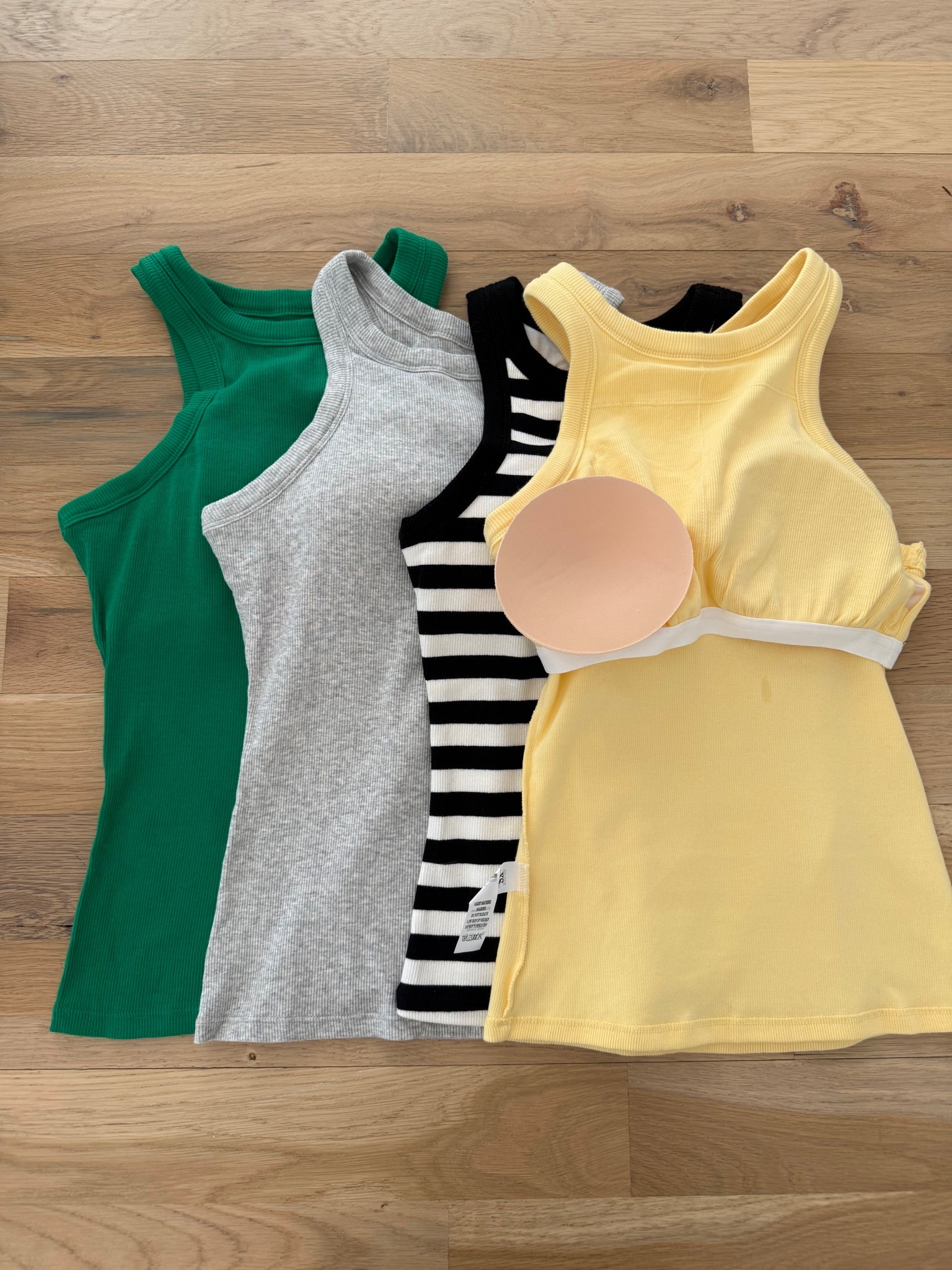 Ribbed tanks with built in bra size xs on sale for $20

#LTKSaleAlert