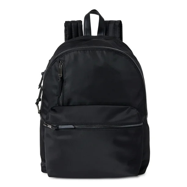 No Boundaries Women's Dome Zip Backpack Black - Walmart.com | Walmart (US)