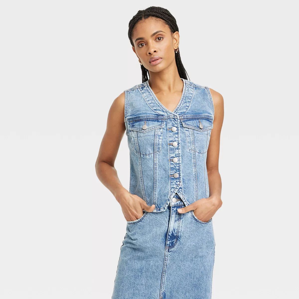 Women's Denim Vest - Universal Thread™ | Target