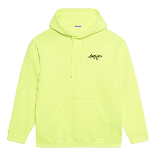 (WMNS) Balenciaga Alphabet Logo Yellow Hoodie 578135TJVD47110 | KICKS CREW