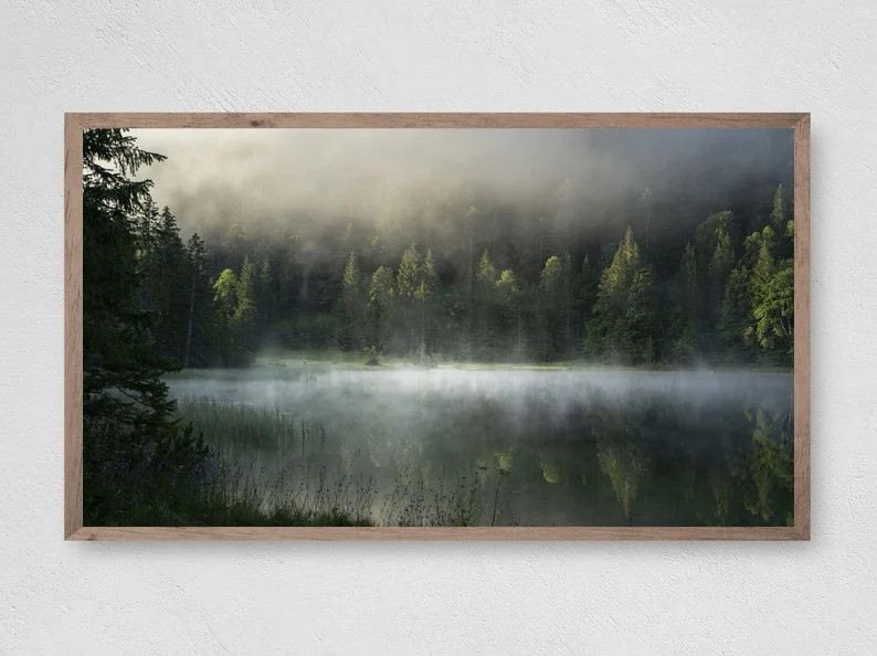 Samsung Frame TV Art, Smokey Forest Art, Samsung Art TV, Digital Download for Samsung Frame, Abst... | Etsy (Global)