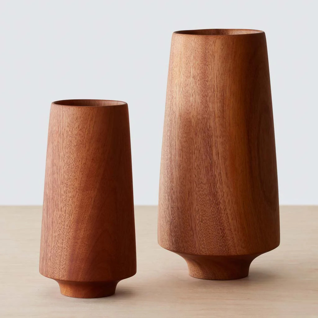 Tikal Wood Vase | The Citizenry