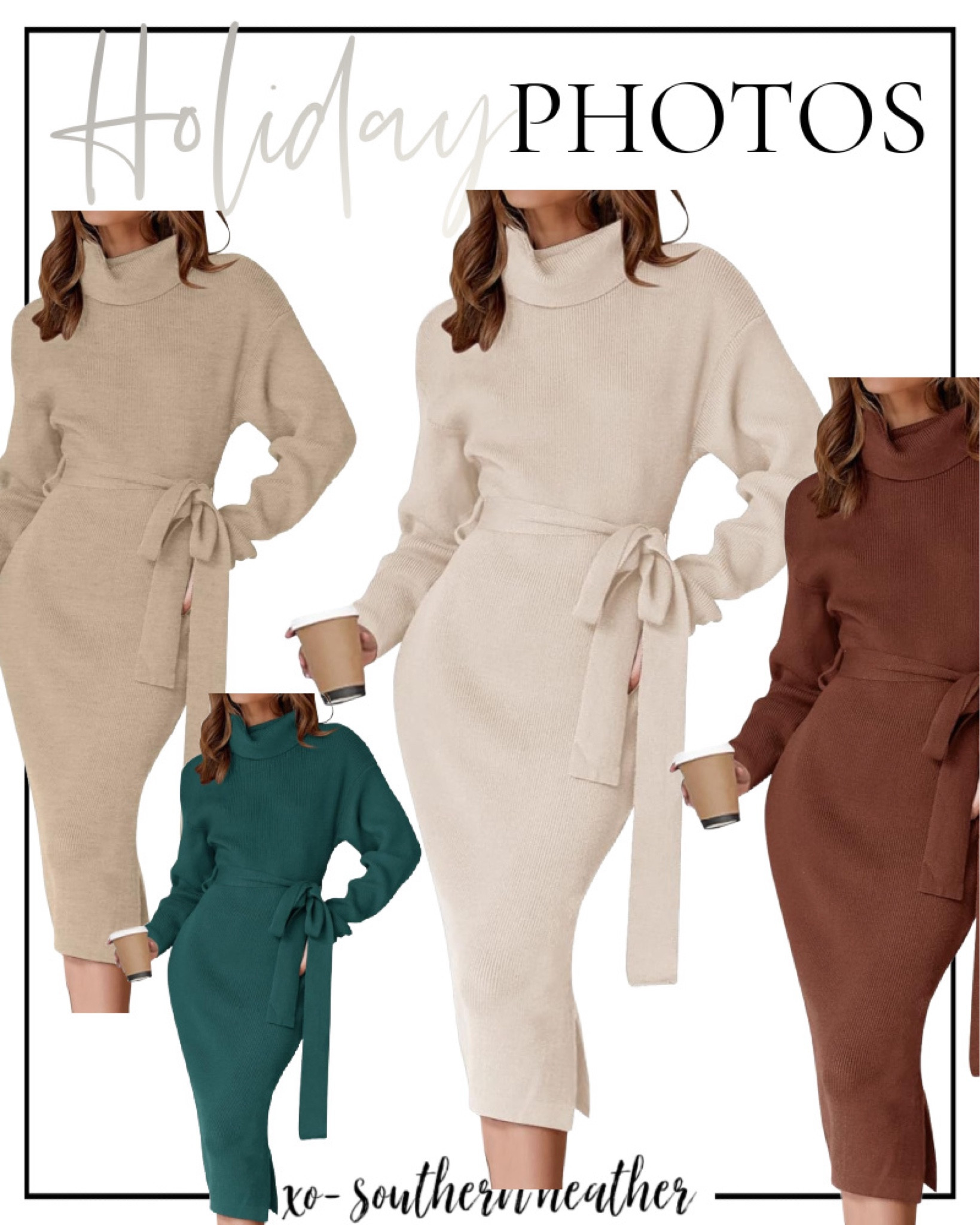 Pretty sweater dress for family photos! 

#LTKHoliday #LTKstyletip