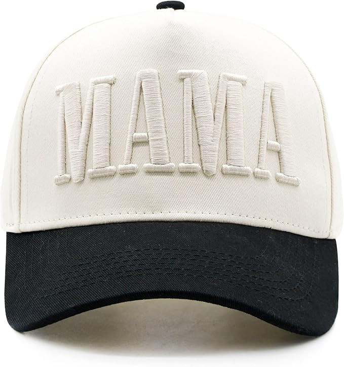 Womens Mama Trucker Hat, Vintage Embroidered Mom Baseball Cap, Trendy New Mom Gifts Mothers Day O... | Amazon (US)