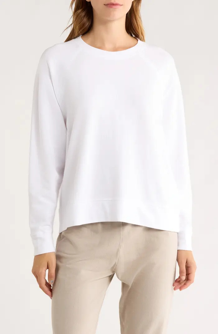 Cotton French Terry Relaxed Sweater | Nordstrom Rack