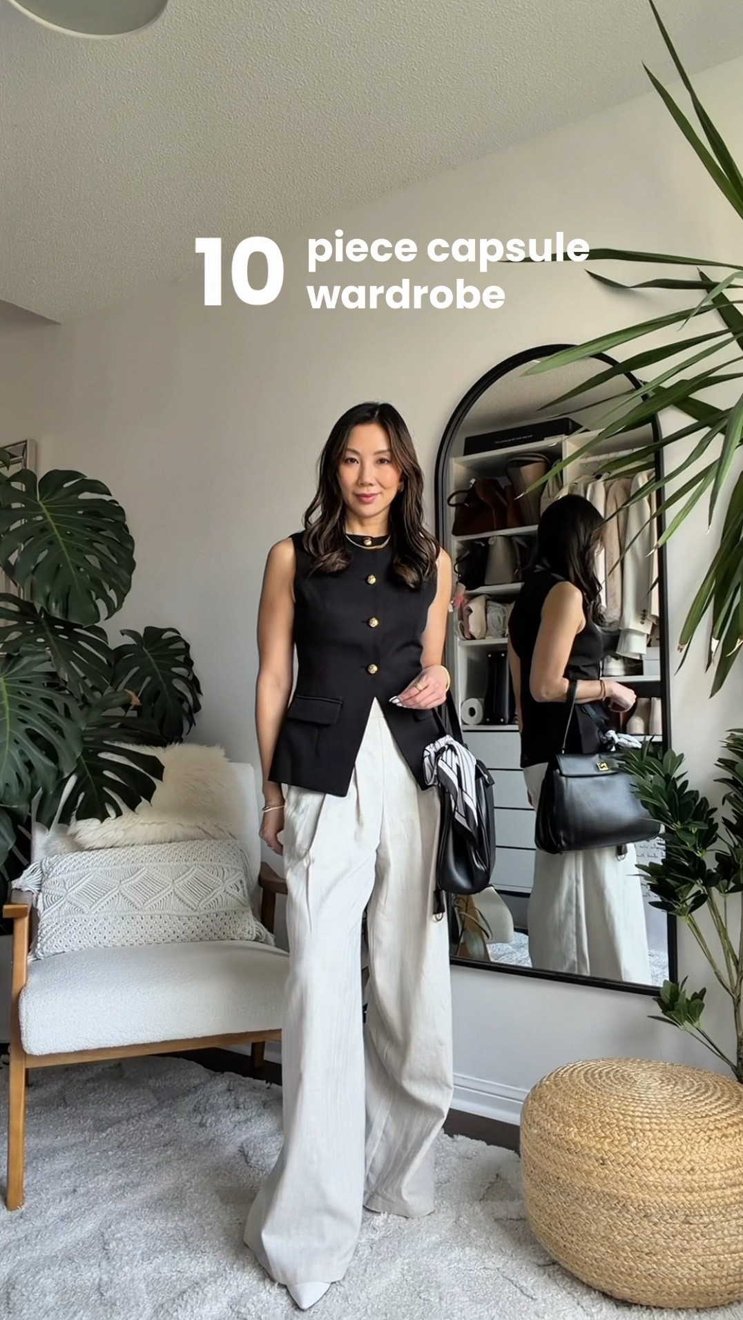 10 piece capsule fall wardrobe with @commense that’s versatile, elevated, and so easy to style. Taking you from 9-5 to 5-9 these elevated wardrobe basics are the perfect mix of timeless and chic for limitless combinations 🍒

Here’s what’s in it:
🤍 Wide leg trouser – light & airy neutral
🖤 Black vest + skirt set – polished & timeless
🤎 Cap sleeve brown dress – dressy basic
🖤 Dark green wrap top + pants set – chic set or solo pieces
🌊 Houndstooth pleated mini dress – adds a playful touch
✨ Houndstooth blazer  – elevated and easy
🖤 Black button cardigan – playful, yet classic
👔 White short sleeve blazer – a modern twist
🖤 Black knit peplum - trendy, yet classy
💼 Black Commuter Handbag - everyday elevated 

Everything mixes & matches seamlessly—these are the pieces you’ll actually wear on repeat.
Which one’s your fave?

#commense #capsulewardrobe #elevatedbasics #outfitinspo #minimalstyle #closetstaples #styleedit


#LTKSaleAlert #LTKFindsUnder100 #LTKWorkwear