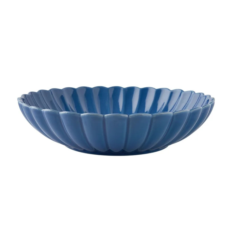 The Pioneer Woman Colette Stoneware 11-inch Serving Bowl, Blue | Walmart (US)