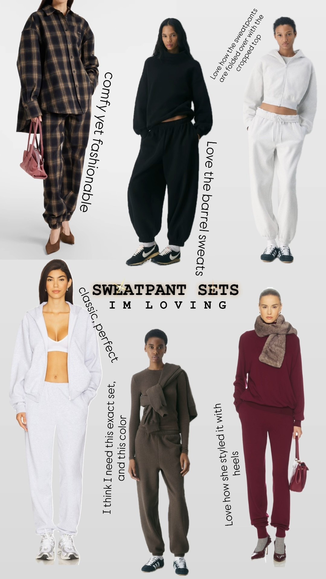 Sweatpants sets I’m loving ￼

#LTKActive #LTKmomlife #LTKselfcare