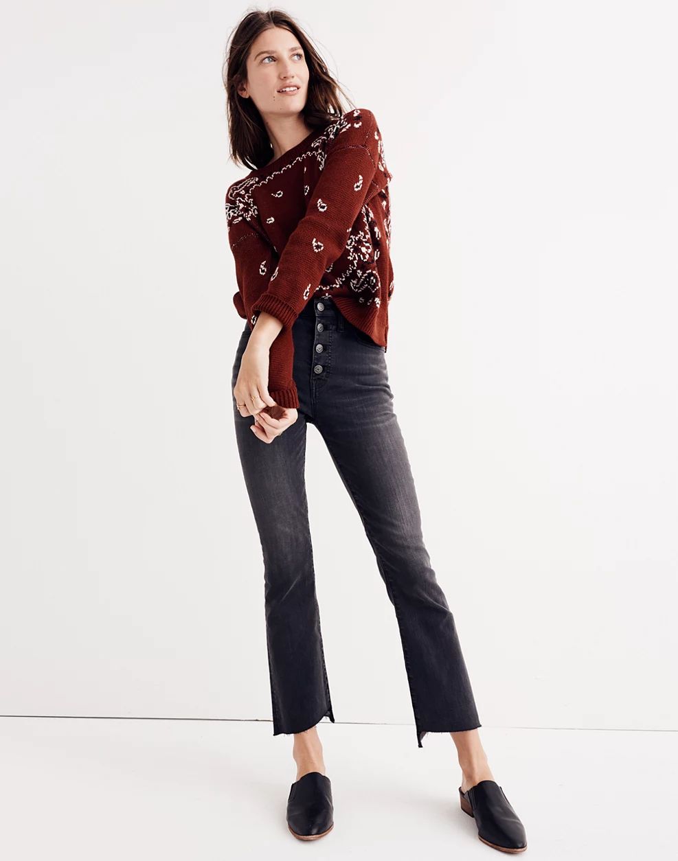 Cali Demi-Boot Jeans: Asymmetrical Hem Edition | Madewell