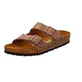 Birkenstock Arizona Soft Footbed - Leather (Unisex) Tobacco EU 41 (US Men's 8-8.5, Women's 10-10.5)  | Amazon (US)