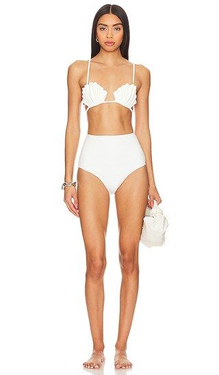 La Mer Coquillage Bikini Set in Off White | Revolve Clothing (Global)