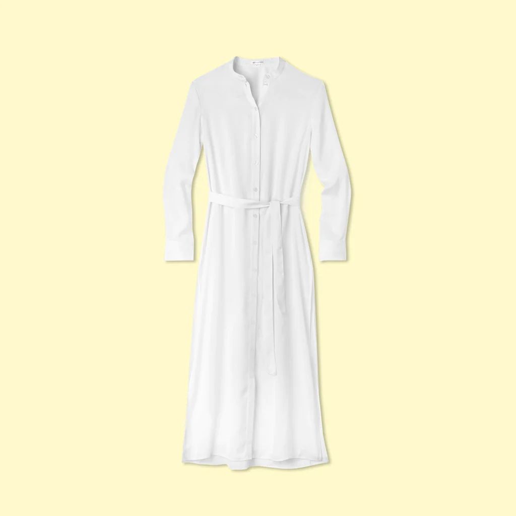 The Effortless Shirtdress Cover-Up - White Sand | SummerSalt