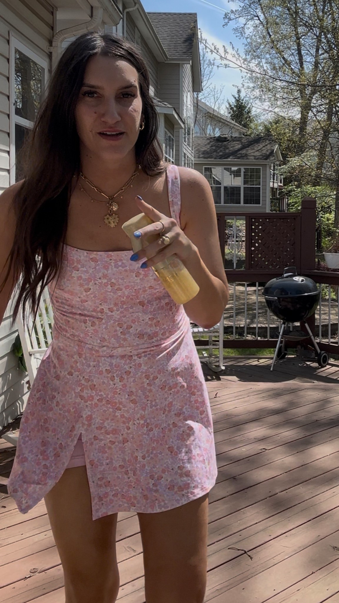 the summer mom dress with built in shorts you can find me in allllll season! 🌸

sadly this exact print only left in 1 size, but the exact dress in a few other colors (including a gorgeous coral) fully stocked! 

I’m 5’7” and 6-8 usually, went with a medium and probs should have gone large! 

#LTKFamily #LTKFindsUnder50 #LTKStyleTip