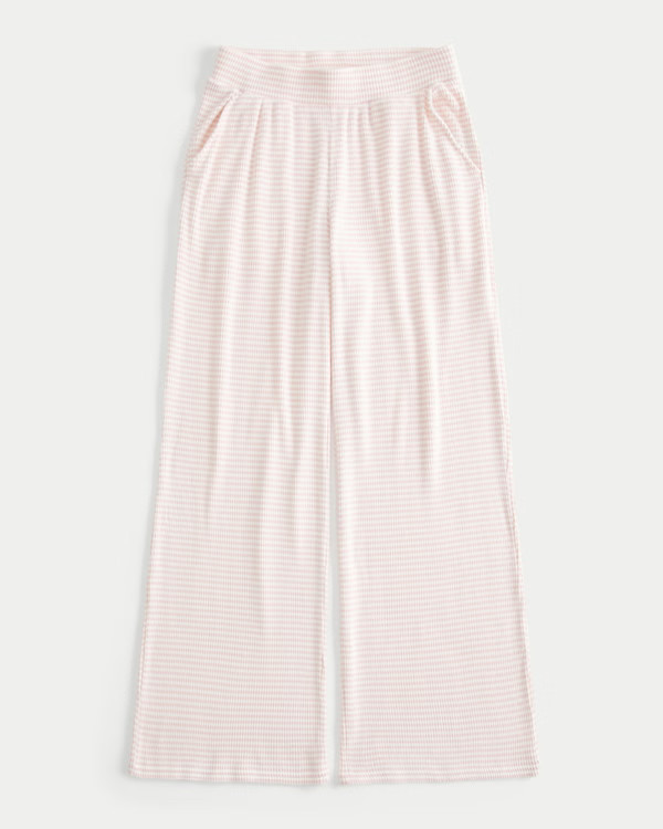 Cozy Ribbed Baggy Pants | Hollister (US)