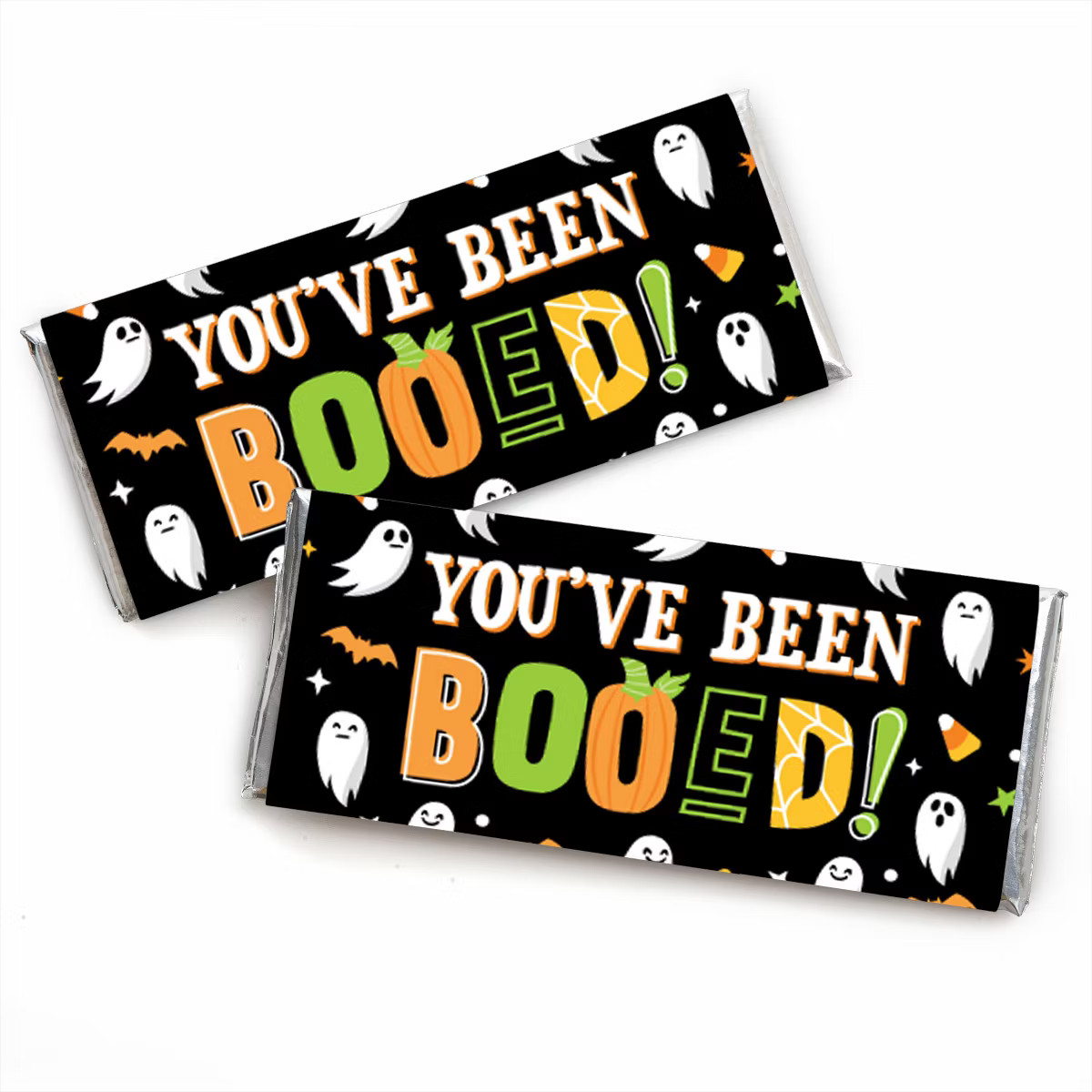 Big Dot of Happiness You've Been Booed - Candy Bar Wrapper Ghost Halloween Party Favors - Set of ... | Target