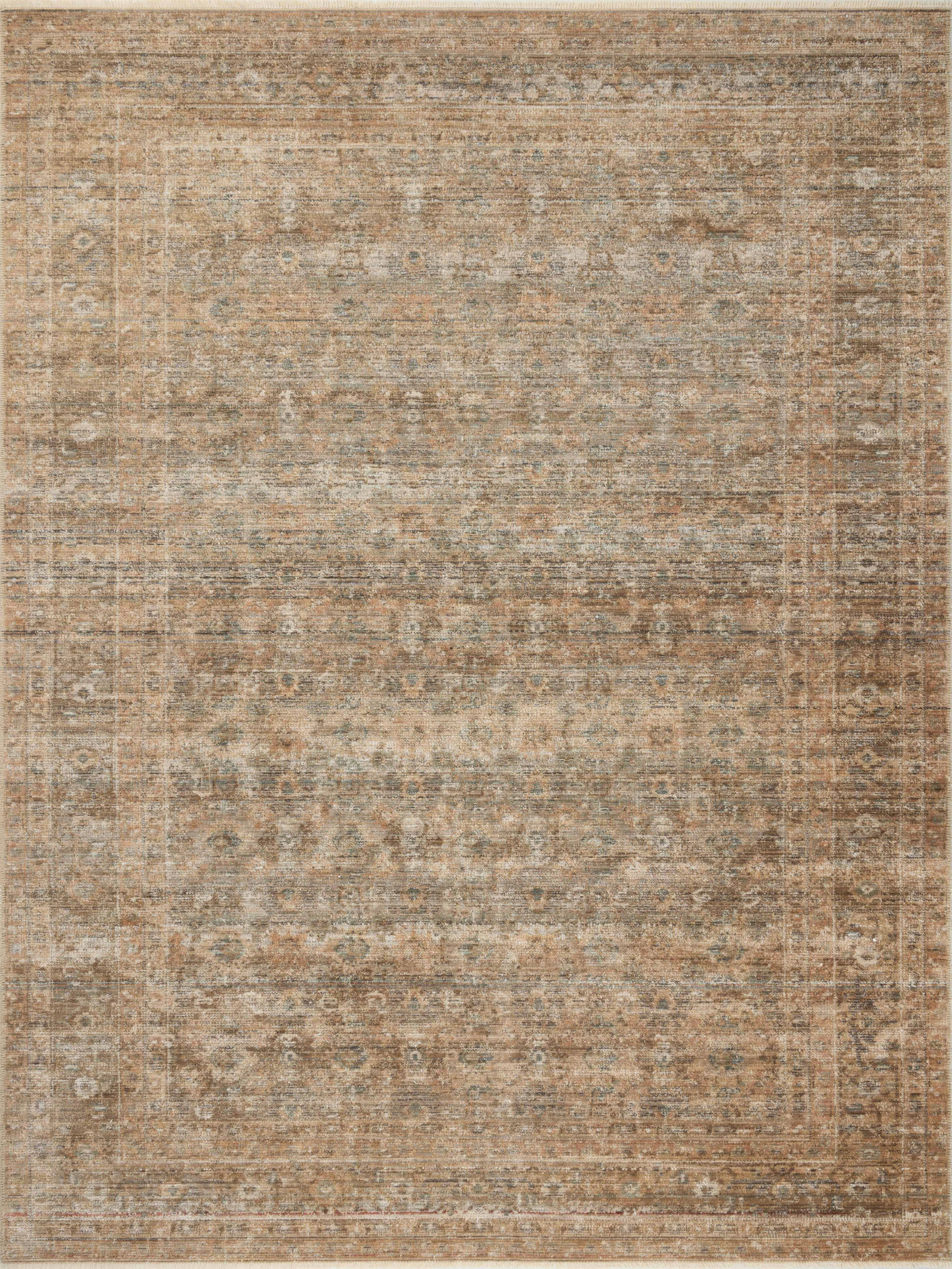 Amber Lewis x Loloi Molly Gold Blue Oriental Rug | Joss & Main