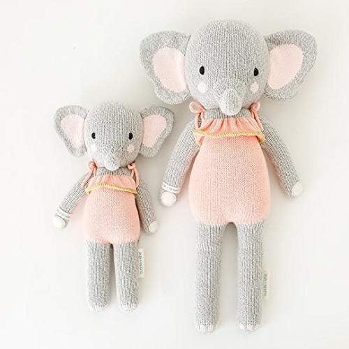 cuddle + kind Eloise The Elephant Regular 20" Hand-Knit Doll – 1 Doll = 10 Meals, Fair Trade, Heirlo | Amazon (US)