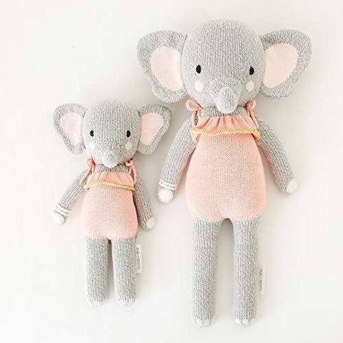 cuddle + kind Eloise The Elephant Regular 20" Hand-Knit Doll – 1 Doll = 10 Meals, Fair Trade, Heirlo | Amazon (US)