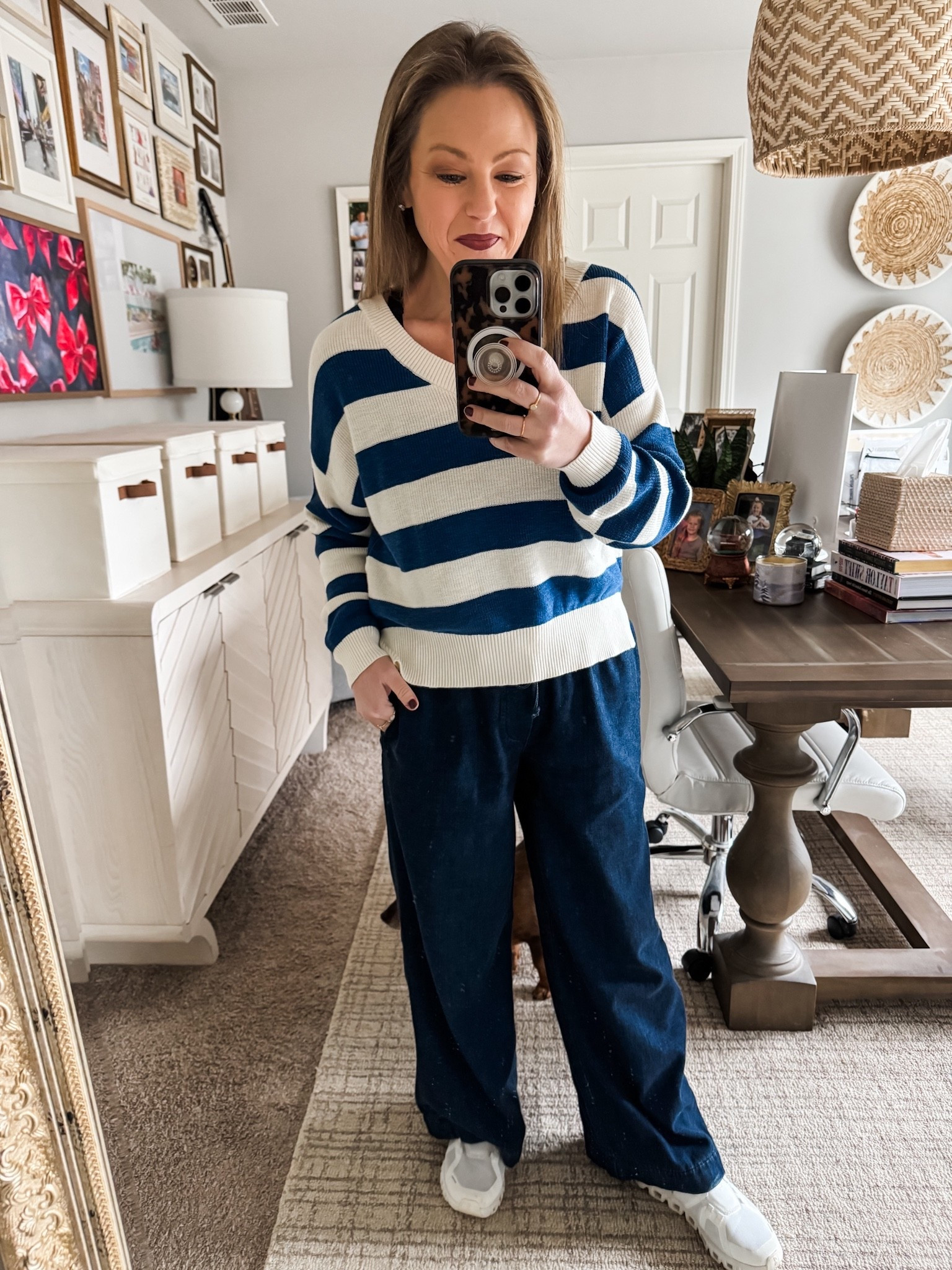 Grab theee before they sell out! This little sweater is perfect for spring and also comes in yellow and pink. These pull on elastic jeans were so amazing, I also grabbed them in a light wash! 

#LTKmomlife #LTKOver40 #LTKSaleAlert