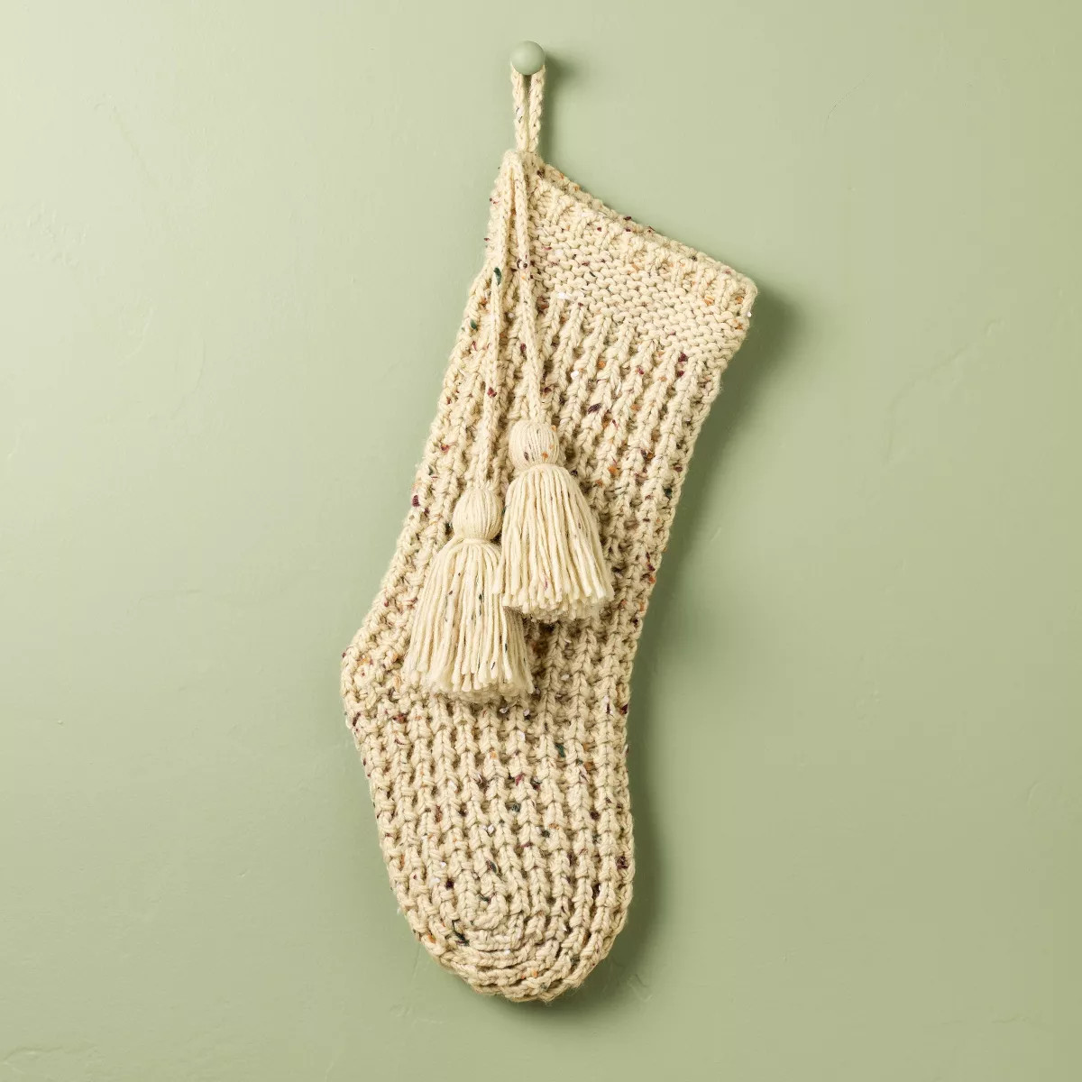 Confetti Fleck Waffle Knit Christmas Stocking - Hearth & Hand™ with Magnolia | Target