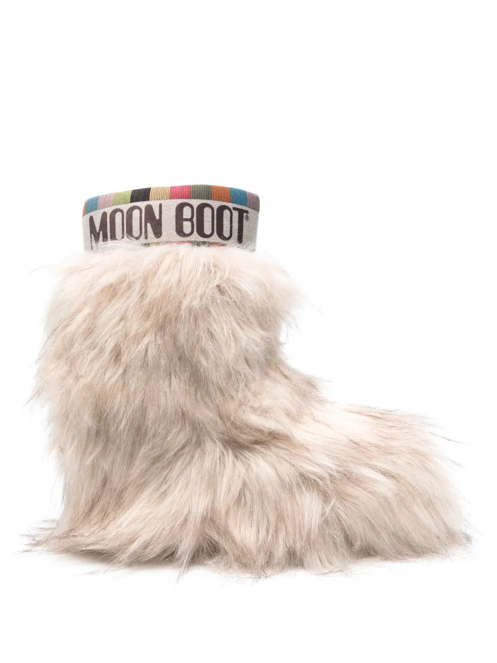 Moon Boot Icon Yeti Boots | Neutrals | FARFETCH | Farfetch Global