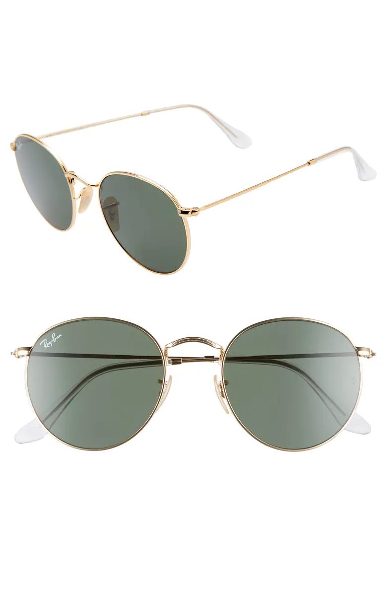 Ray-Ban 53mm Round Sunglasses | Nordstrom | Nordstrom