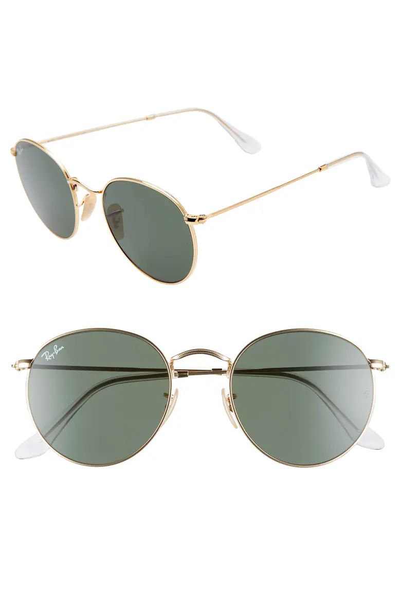 53mm Round Sunglasses | Nordstrom