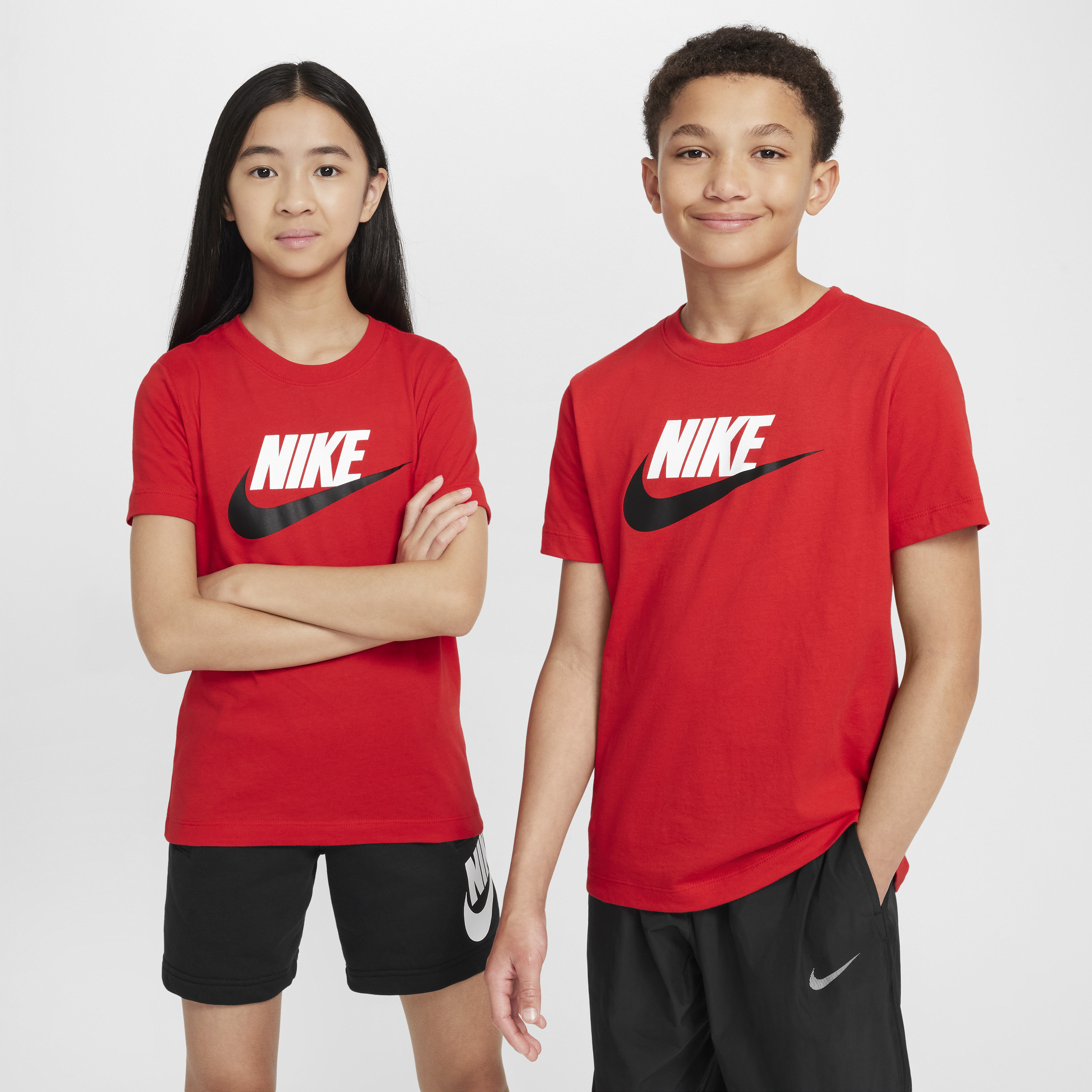 Nike Sportswear Big Kids' T-Shirt in Red | FZ5178-657 | Nike (US)