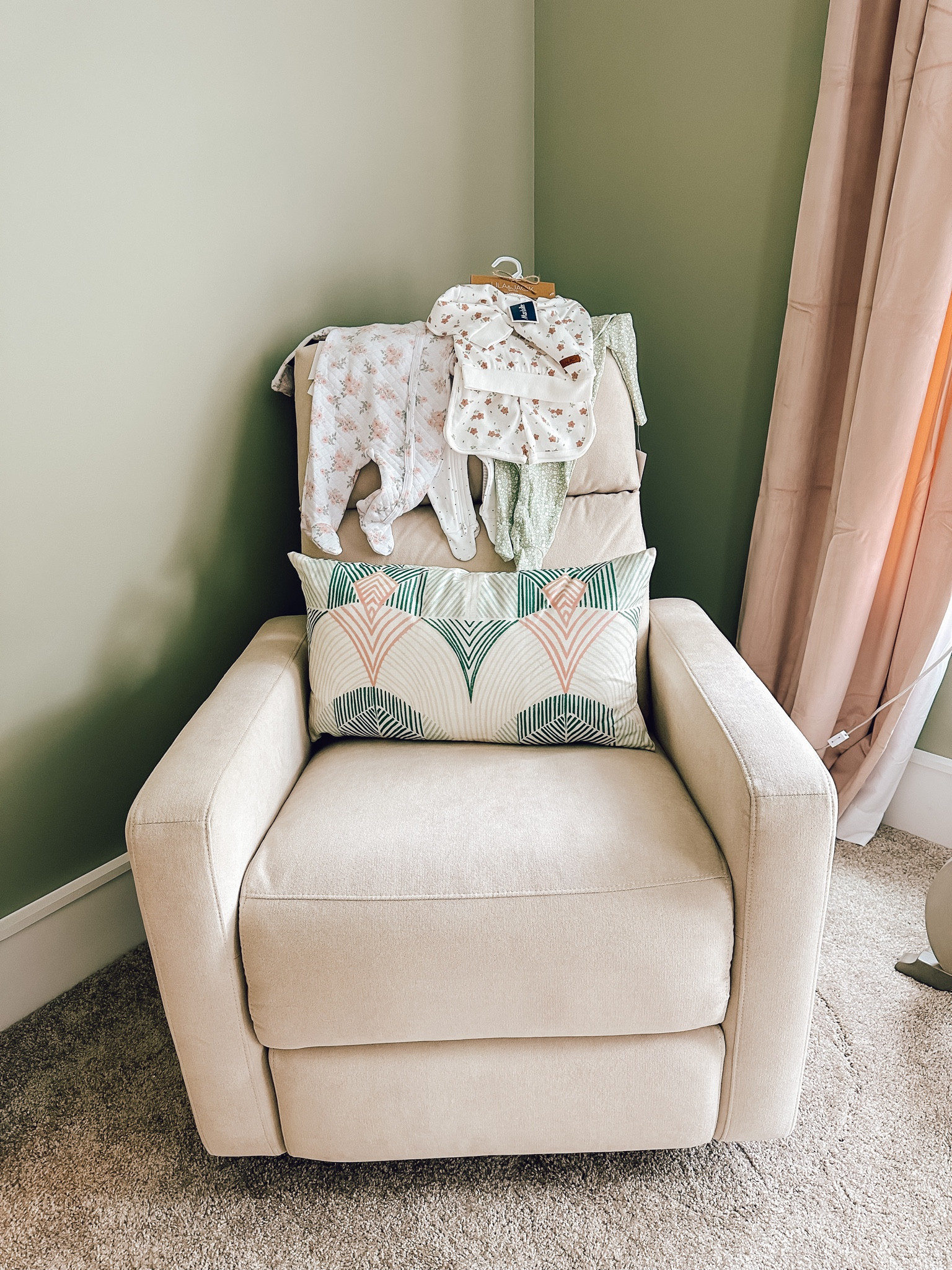 Nursery glider! We looked at lots and this got amazing reviews! 

#LTKhome #LTKbaby #LTKbump