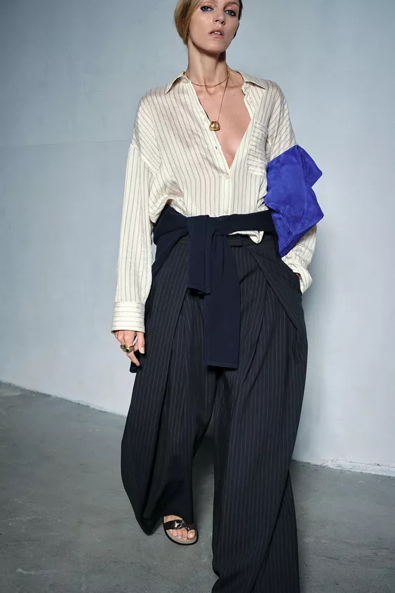 ZW COLLECTION STRIPED SHIRT | Zara US