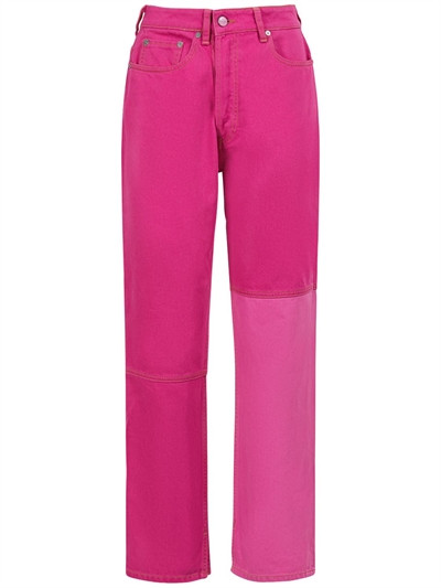 GANNI - Overdyed organic cotton denim jeans - Pink | Luisaviaroma | Luisaviaroma