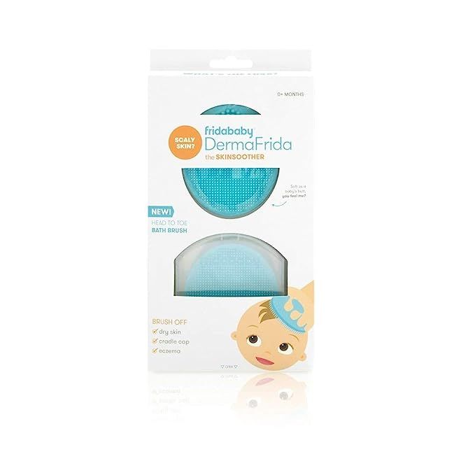DermaFrida The SkinSoother Baby Bath Silicone Brush by Fridababy | Baby Essential for Dry Skin, C... | Amazon (US)