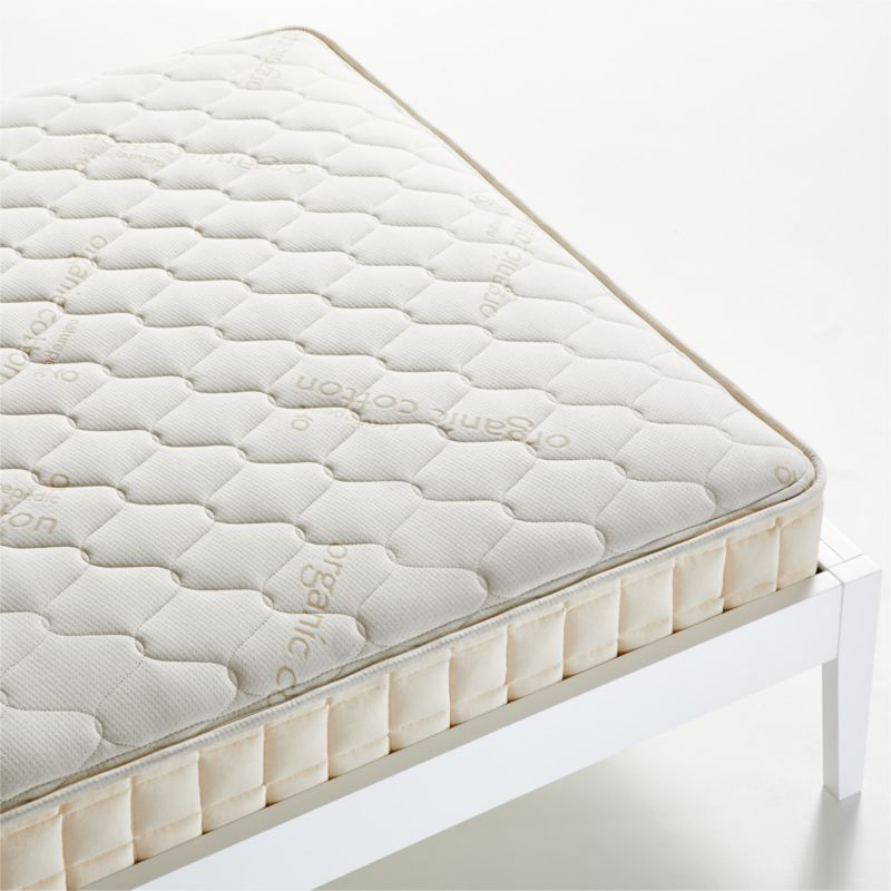Naturepedic Organic Cotton Ultra 2-in-1 Twin Mattress + Reviews | Crate & Kids | Crate & Barrel