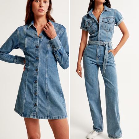 Abercrombie new arrivals - denim for fall, fall outfit, denim dress, denim jumpsuit 

#LTKFind #LTKstyletip