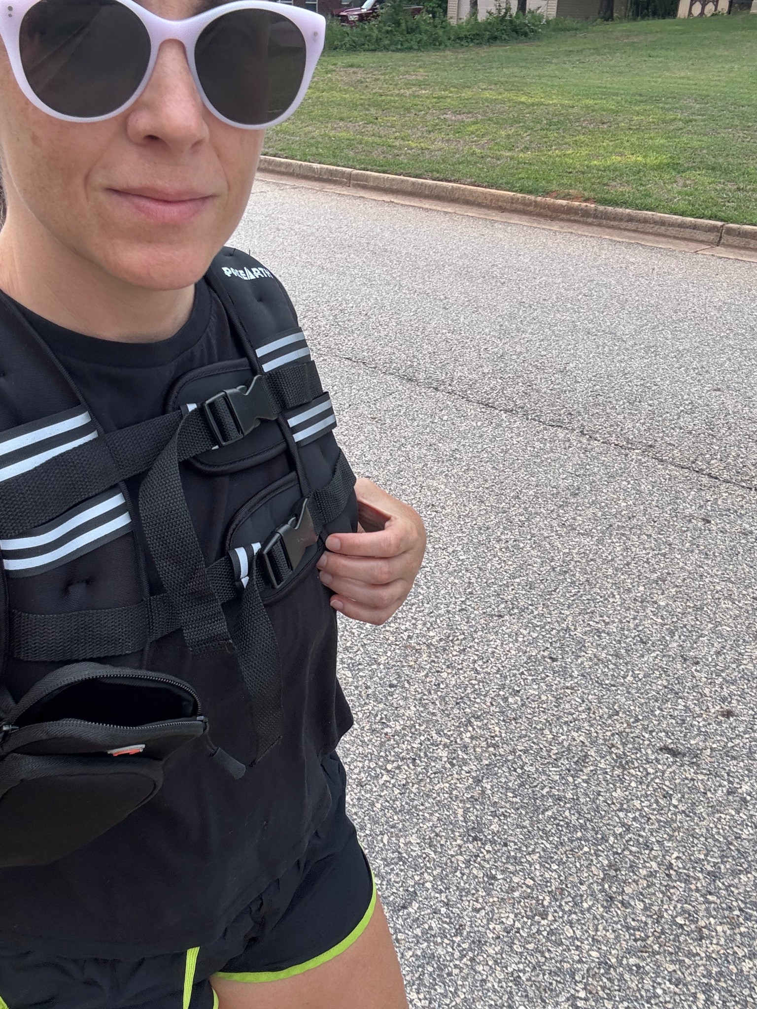 Don’t wait! Get on the weighted vest train! 💪 This one doesn’t smell ! I’m 5’3 132lbs and I have the 12lb vest and it’s perfect  

#LTKActive