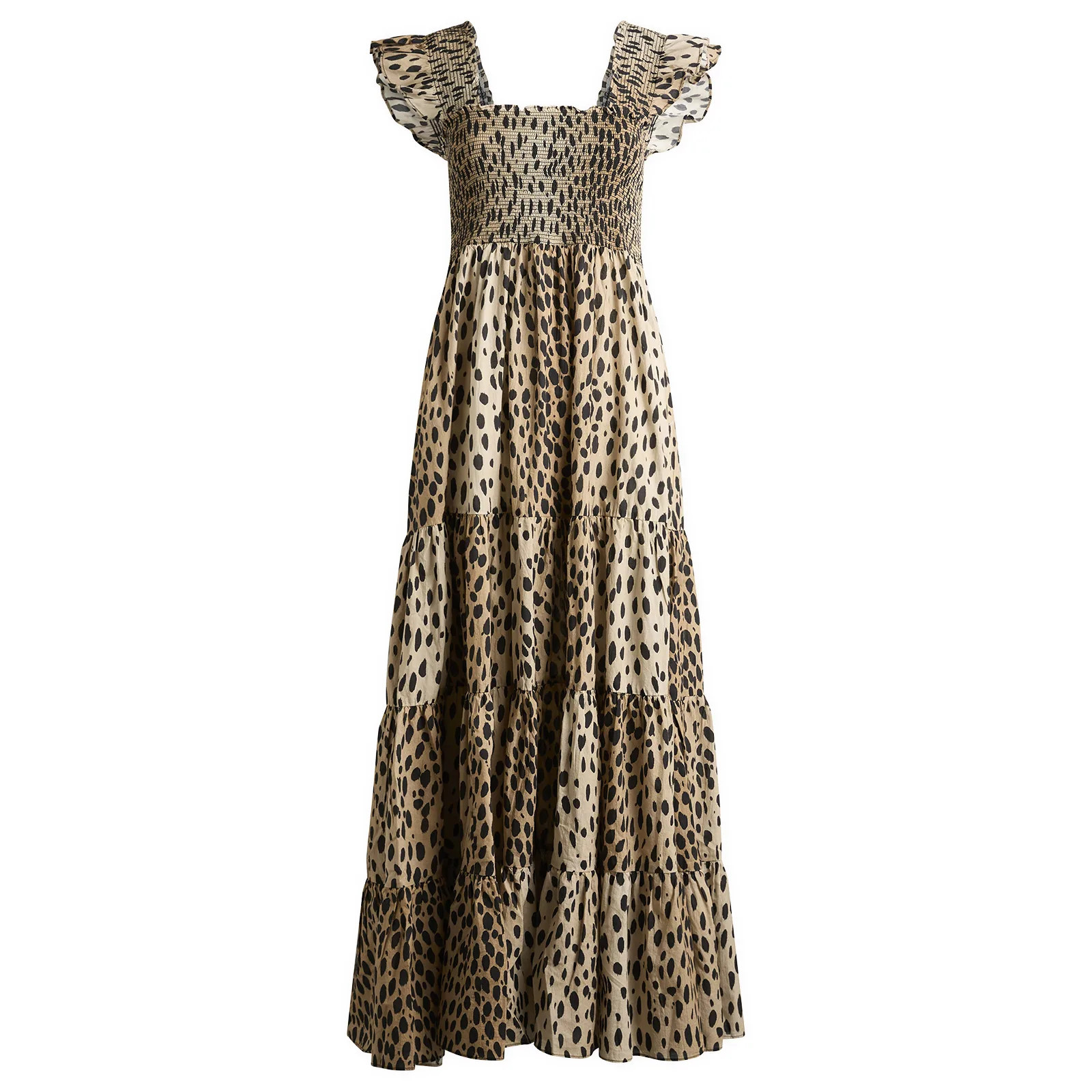 RIXO Women's Kendall Dress Antelope Spot Black | END. Clothing