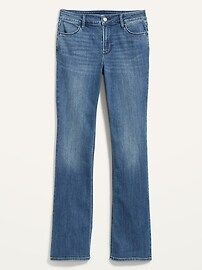 Mid-Rise Medium-Wash Boot-Cut Jeans for Women | Old Navy (US)