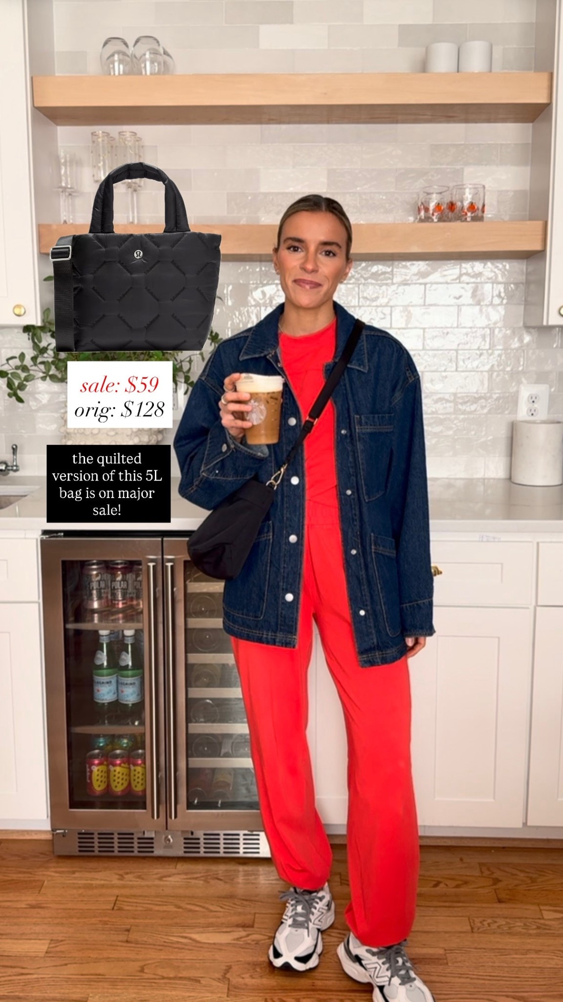 lululemon mini tote 

#LTKootd