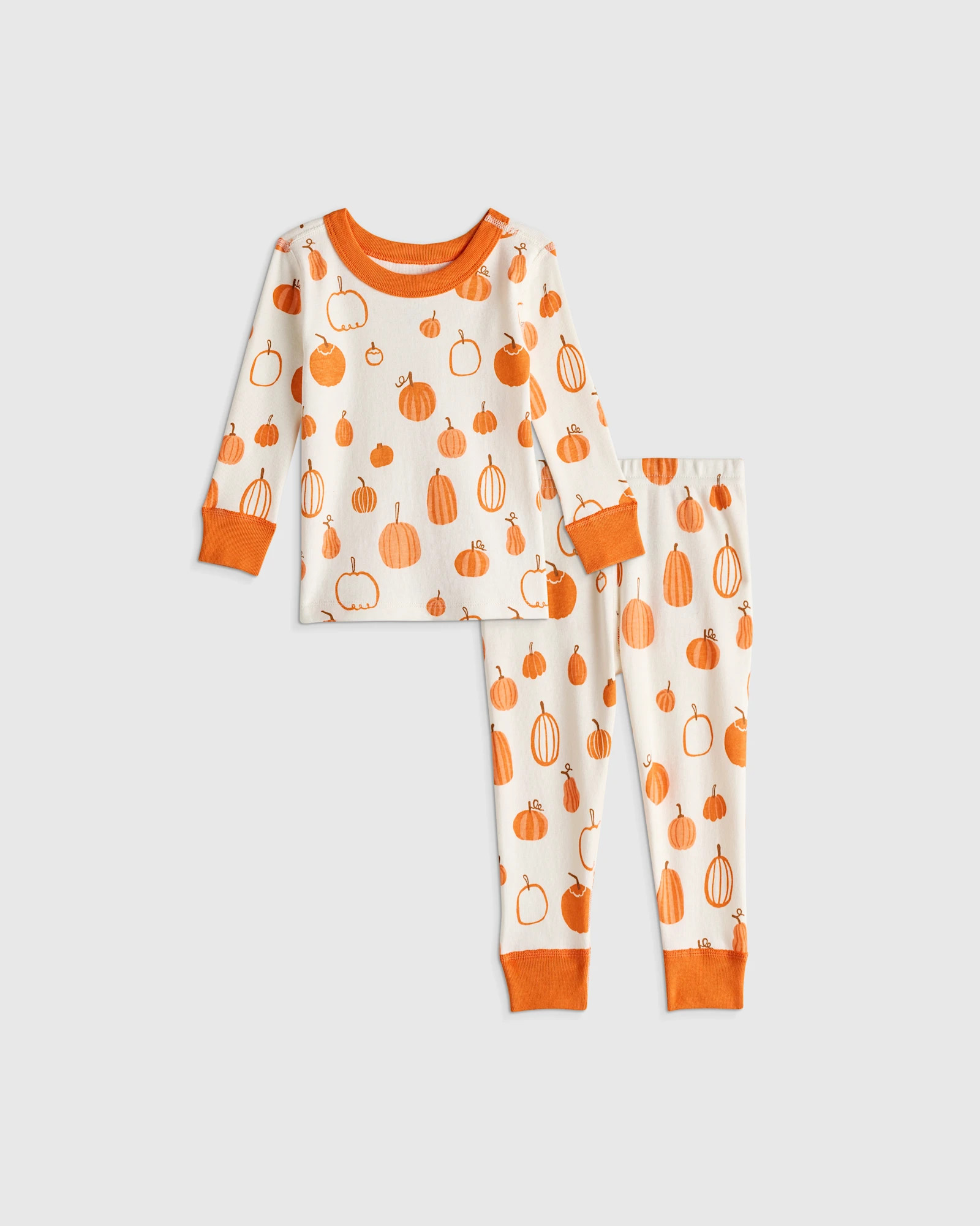 Quince | Long Sleeve and Pants Pajama Set in Planets, Size 12-18M, Organic Cotton | Quince