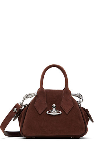 Brown Mini Yasmine Bag | SSENSE