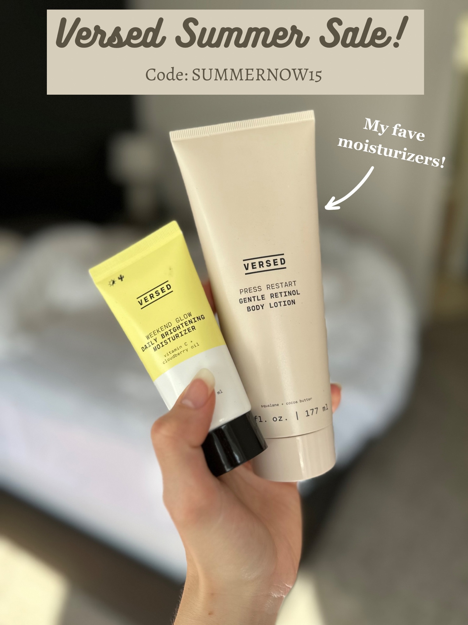 Get my favorite moisturizer for 15% off!! This stuff is great for aging skin and preventing dryness! These two have been my go to, everyday favorites for over a year now!

#LTKFind #LTKunder50 #LTKbeauty