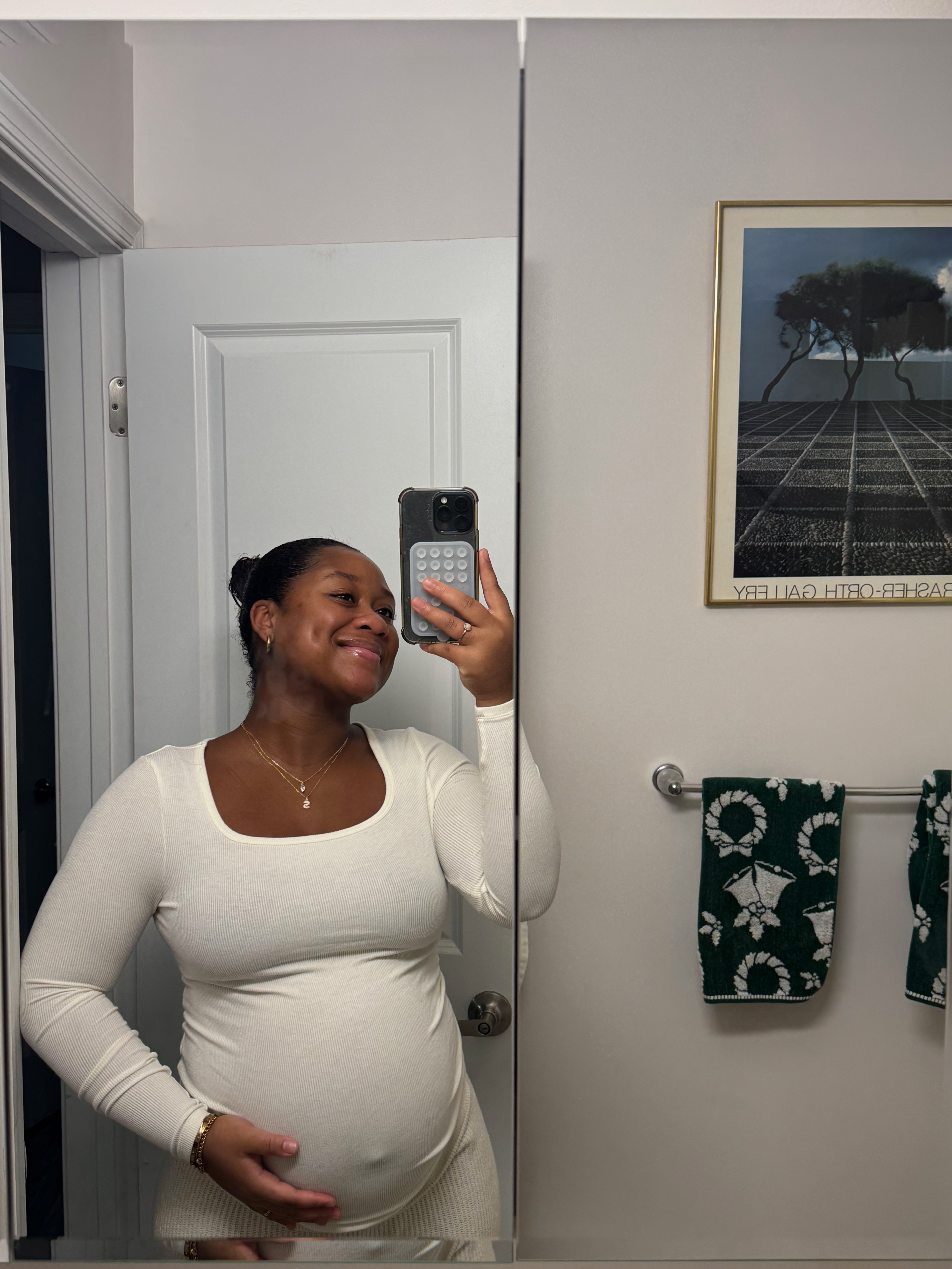 Literally the perfect maternity basic tee! Hugs my bump in the right places and yet still so breathable! 

#LTKBump #LTKFindsUnder50 #LTKStyleTip