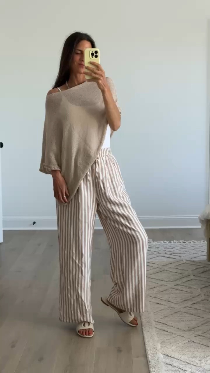 This is my go-to kind of outfit… easy, breathable, and effortless. The mix of textures makes it feel styled without trying too hard.

#LTKootd #LTKmomlife #LTKSeasonal