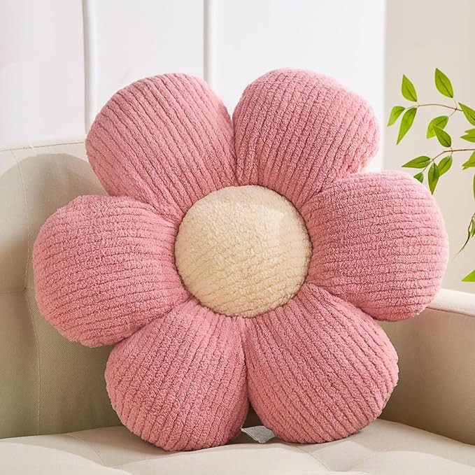 Flower Pillow Flowers Shaped Pillow Cushion Decorative Daisy Pillow for Bed Cute Throw Pillow Flo... | Amazon (US)