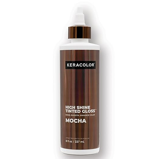 Keracolor High Shine Tinted Hair Gloss,In-Shower Glaze, 9 Colors | Sheer tint glossing treatment ... | Amazon (US)
