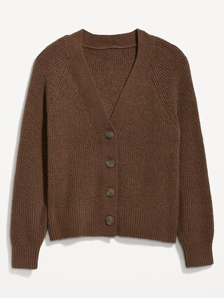 Shaker-Stitch Cardigan Sweater for Women | Old Navy (US)