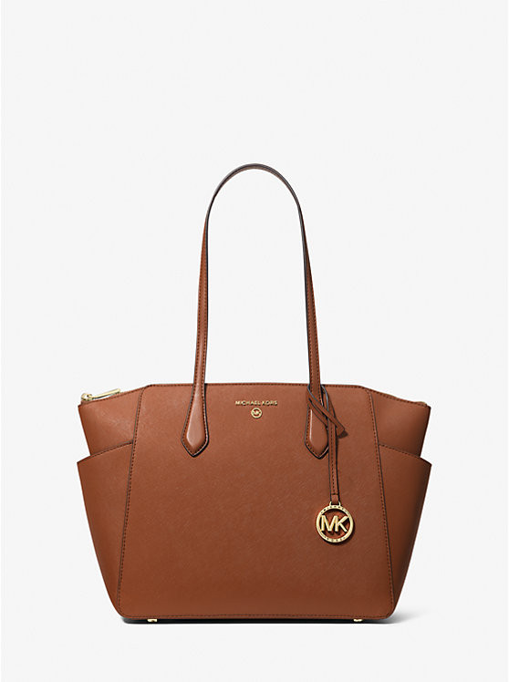 Marilyn Medium Saffiano Leather Tote Bag | Michael Kors US