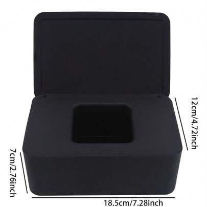 1pc Wet Wipes Storage Box Dustproof Tissue Storage Box Wet Wipes Dispenser Holder With Lid Baby Nappy Wet Tissue Box Tissue Holder Napkin Dispenser | SHEIN