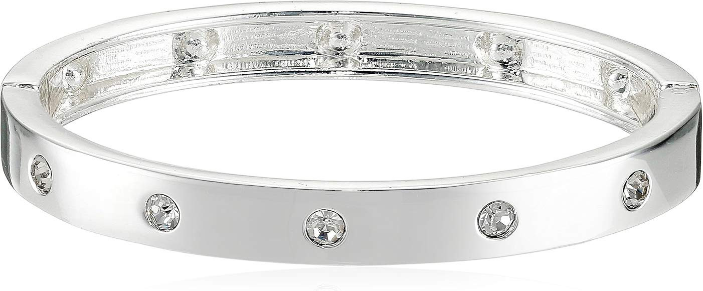 Narrow Hinge with Crystal Bangle Bracelet | Amazon (US)
