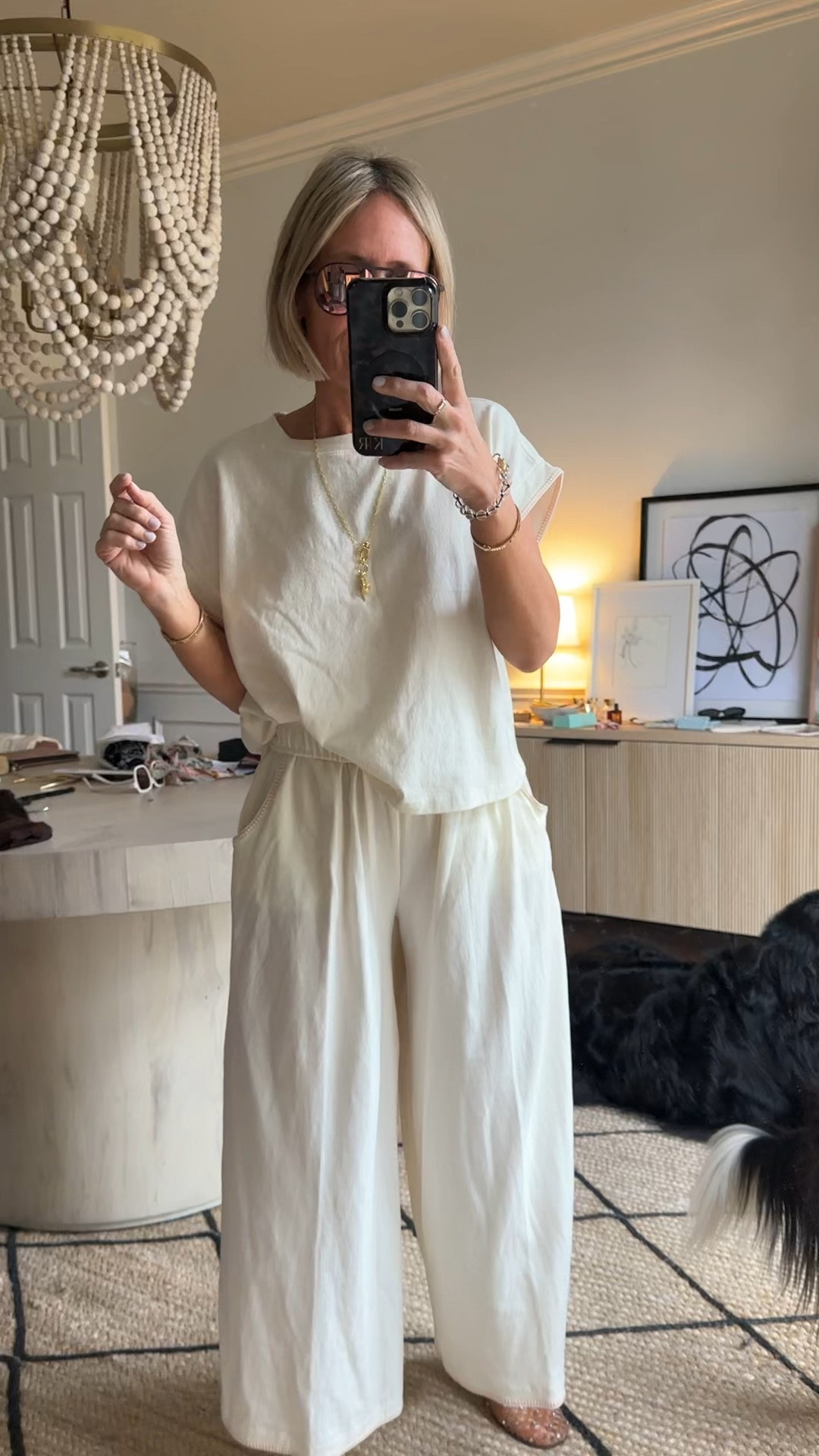 Love this little matching set moment from target… Wearing both pieces and my true size extra small. It’s creamy white, super soft, elastic waist, so cute for spring vacation. Wear this to breakfast, wear this for a walk on the beach, wear it when you’re back in your room after a day in the sun!
@Target 

#LTKmomlife #LTKOver40 #LTKSaleAlert